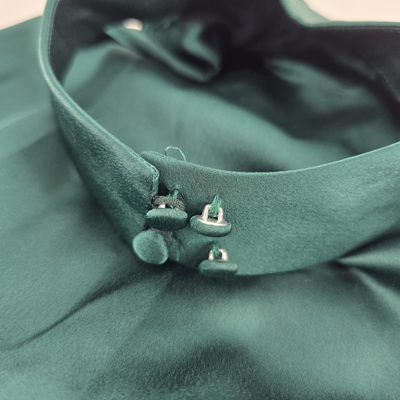 Chic Backless Teal Halter Dress - Picture 8 of 8